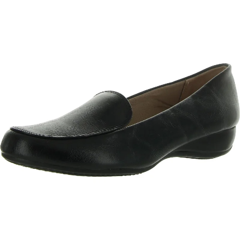 Cushioned loafers for gentle dusk comfort-LifeStride Womens DARIO Faux Leather Slip On Loafers