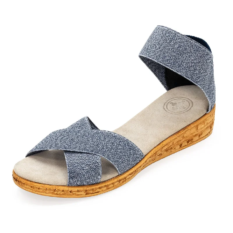 Sandals for rocky terrains -Peachtree Low Wedge Sandal