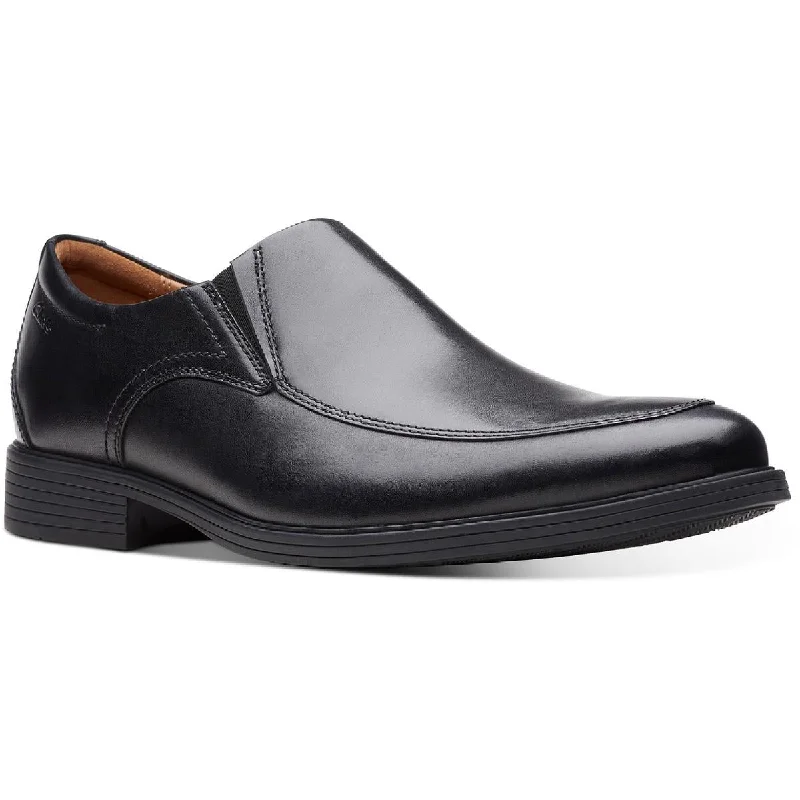 Fashionable loafers for warm evening sophistication-Clarks Mens Whiddon Step Leather Slip On Loafers