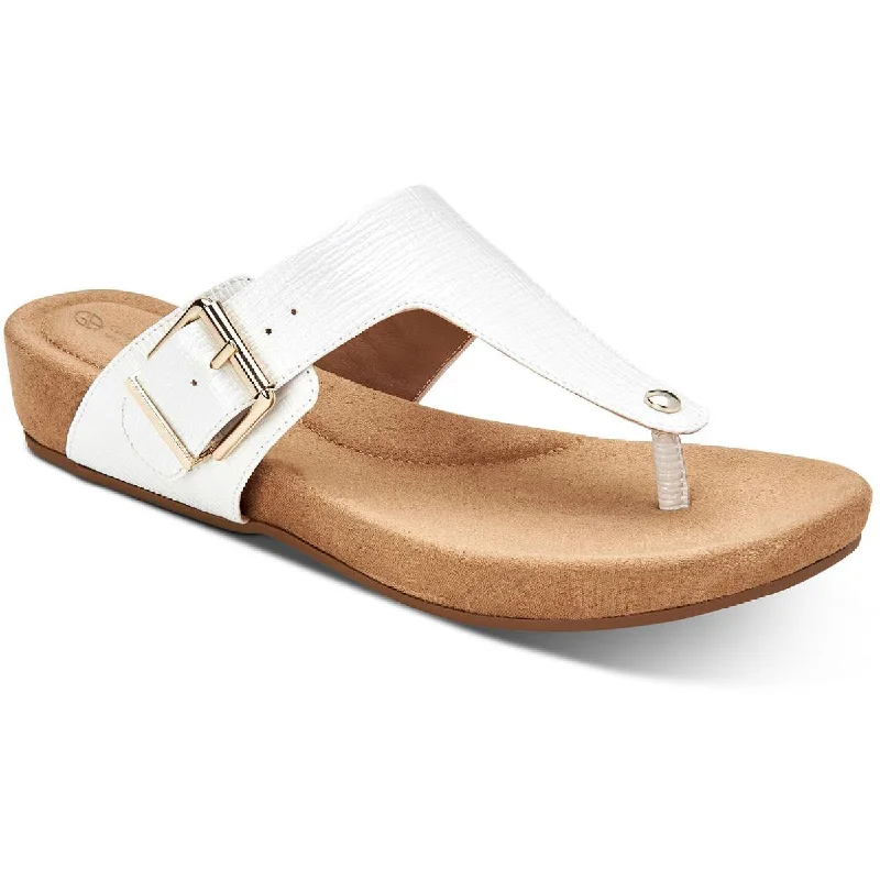 Sandals with trendy looks -Giani Bernini Womens RIVVERP Slip On Adjustable Flatform Sandals