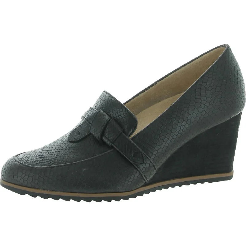 Hila Womens Closed Toe Slip On Heels