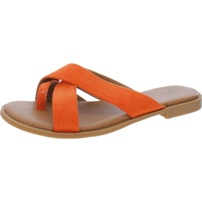 Sandals with lively prints -Style & Co. Womens Carolyn Slip On Flat Slide Sandals