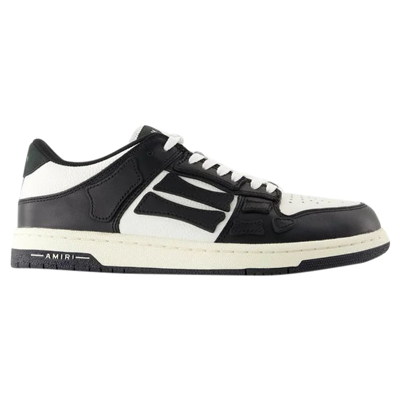 Skel Top Low Sneakers - Amiri - Leather - Black