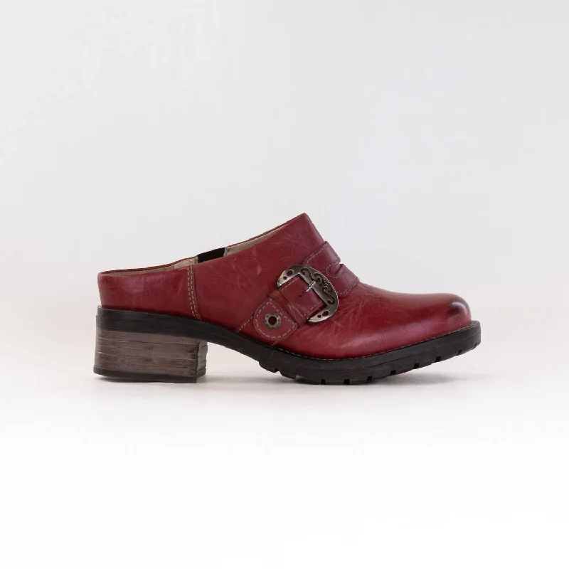 Slippers with quiet nap hush -Women's Karina Clog Shoes In Red