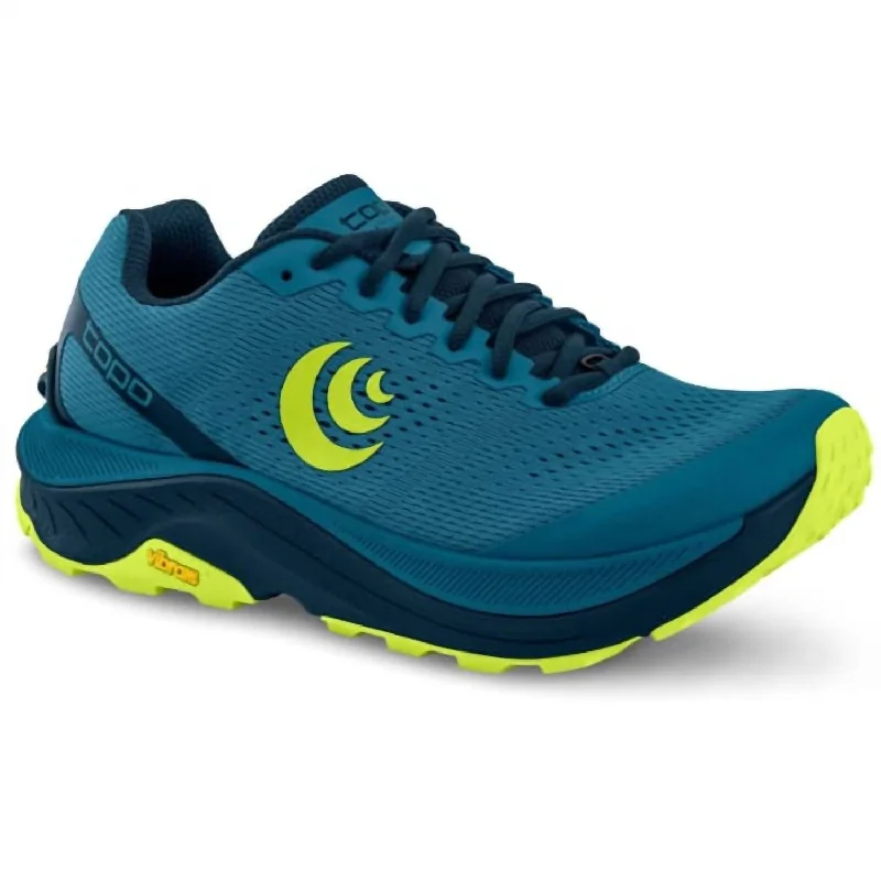 Men's Ultraventure 3 Sneakers In Blue Lime