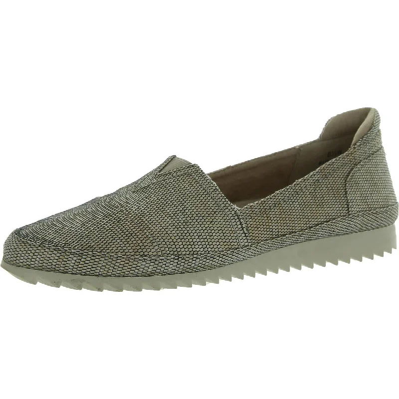 Flats with firm sole treads -VANELi Womens Woven Round toe Flat Shoes