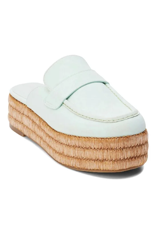 Slippers with swift nap hush -Women's Wren Mule In Aqua