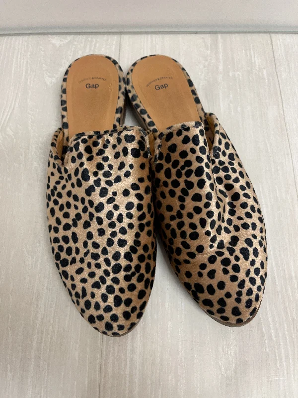 Flats for casual summer lunches -Shoes Flats By Gap In Animal Print, Size: 8