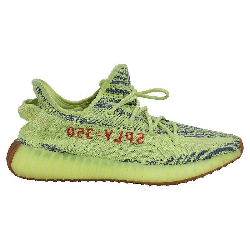 Adidas Yeezy Boost 350 V2 Sneakers in Semi Frozen Yellow Nylon