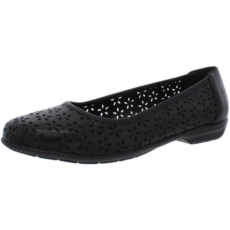 Flats with small bead trims -Walking Cradles Womens Finn Floral Slip On Ballet Flats