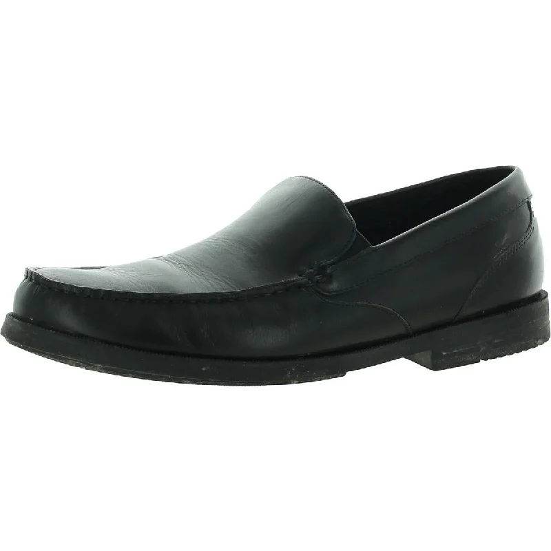 Breathable loafers for airy evening tranquility-Rockport Mens Preston Venetian Leather Slip On Loafers