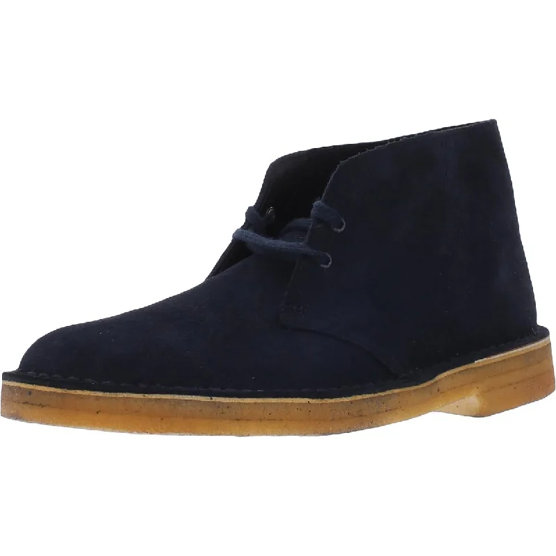 Clarks Mens Desert Boot Cushioned Footbed Lace-Up Chukka Boots