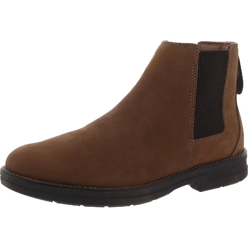 Unstructured by Clarks Mens Banning Limit Nubuck Stretch Chelsea Boots