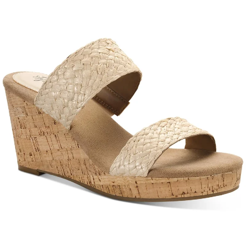 Sandals for steady walks -Style & Co. Womens Daliaa Woven Wedge Sandals