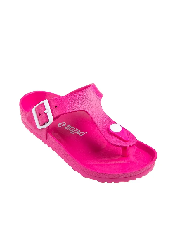 Slippers with sealed nap treads -Kids Girl Slip On Slippers,Pink