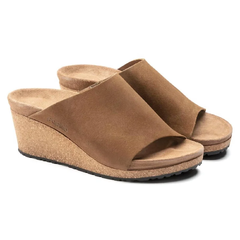 Slippers with smooth nap treads -Womens Namica Mule - Narrow Width In Tea