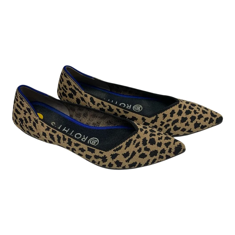 Flats for gentle summer breezes -Shoes Flats By Rothys In Animal Print, Size: 7