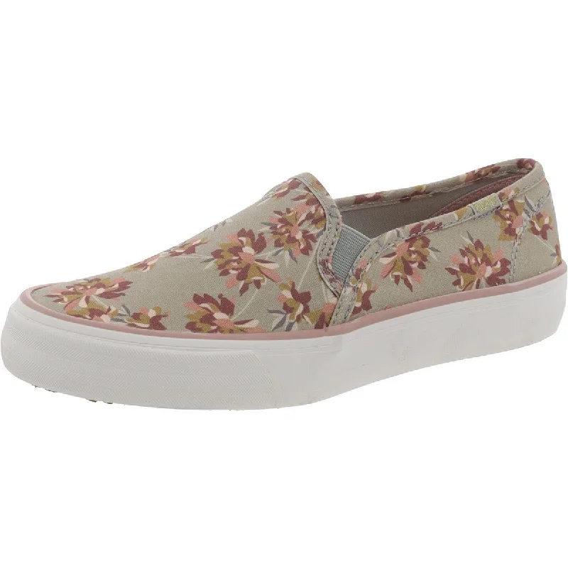 Premium loafers for classy dusk elegance-Keds Womens Double Decker Floral Print Slip On Loafers