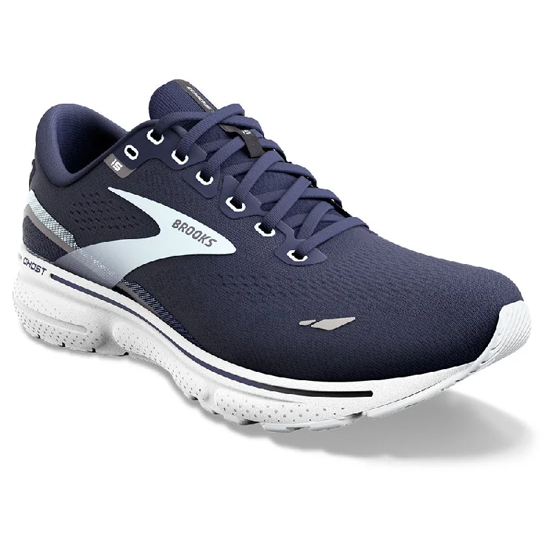 Running shoe for home run dashes -Brooks Ghost 15 Running Shoe Peacoat/Pearl/Salt Air (Women's)