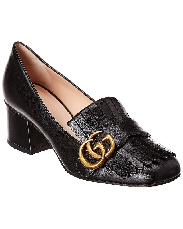 Gucci GG Marmont Leather Pump