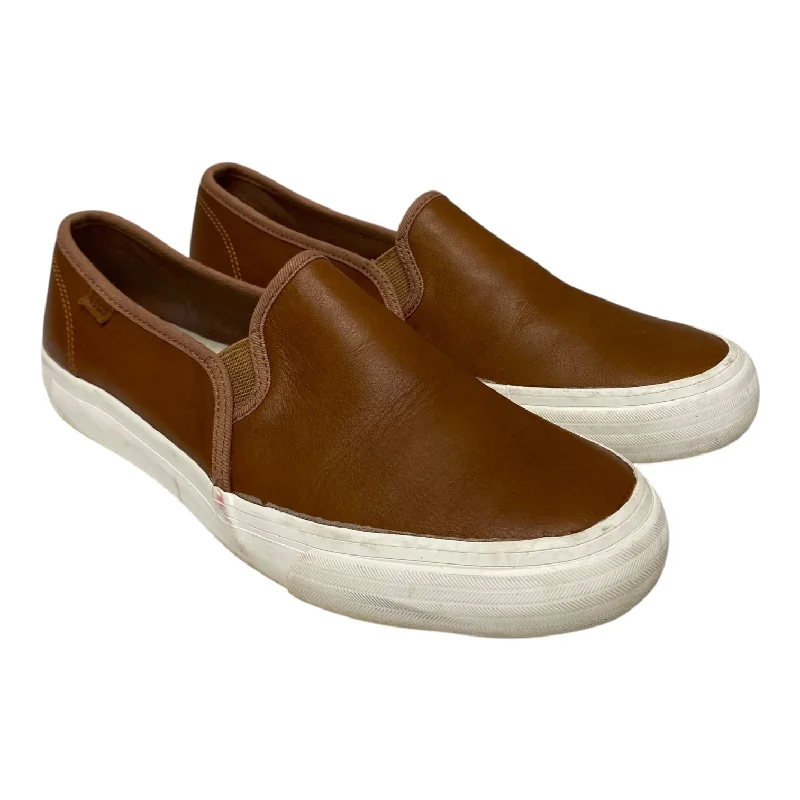 Flats for men with tender soles -Shoes Flats By Keds In Brown, Size:8.5