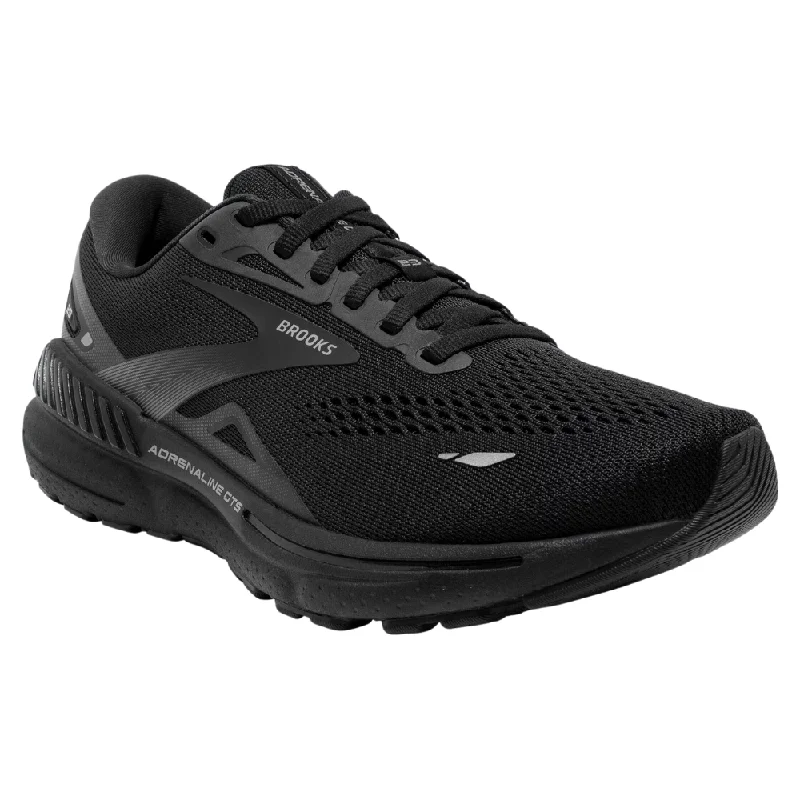 Running shoe for cold run nights -Brooks Adrenaline GTS 23 Black/Ebony Running Shoe (Men's)