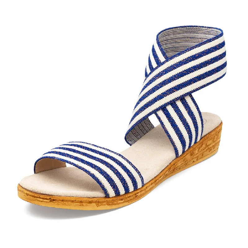 Sandals with plush insides -Benjamin Stripe