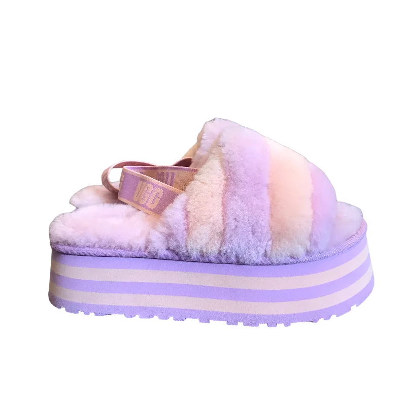 Women’s slippers with mild backs -ORANGE & PURPLE SLIPPERS DESIGNER by UGG