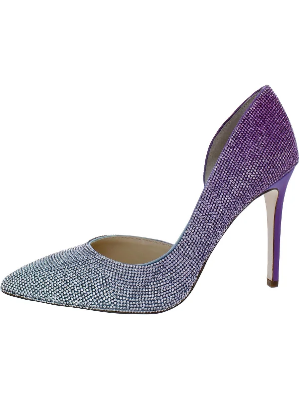 Prizma 8 HF Womens Rhinestone Ombre D'Orsay Heels