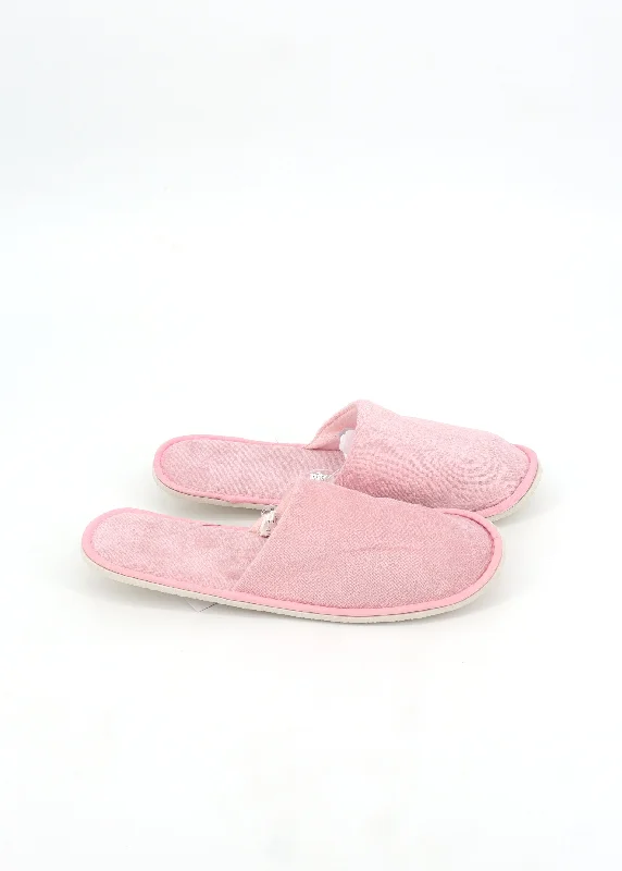 Slippers for cozy nap workspaces -Women's Plain Slippers,Pink