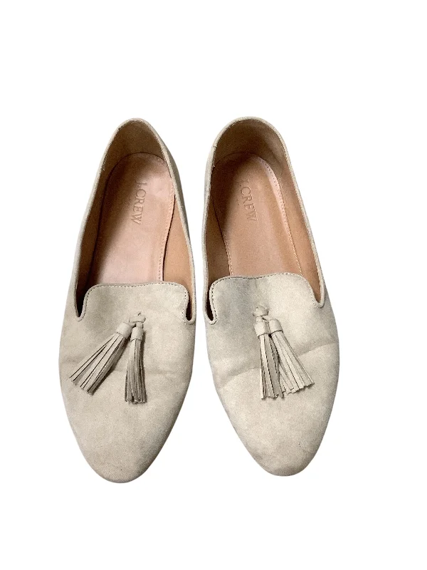 Flats with cushy sole linings -Shoes Flats By J. Crew In Tan, Size: 9