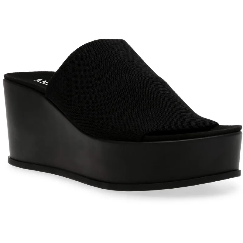 Sandals with bright accents -Anne Klein Womens AKVENTI Slip On Lifestyle Wedge Sandals