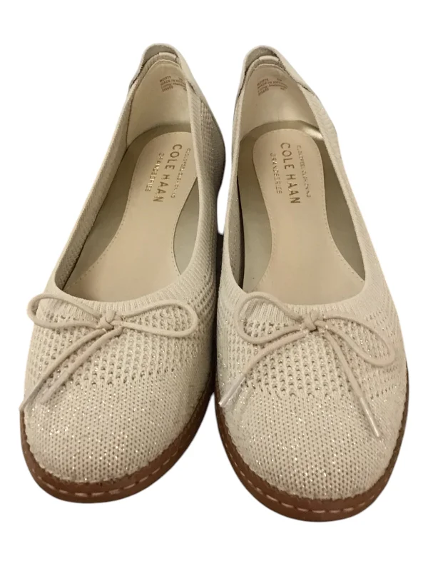 Flats for hybrid sunny outfits -Shoes Flats By Cole-haan In Beige, Size: 10.5