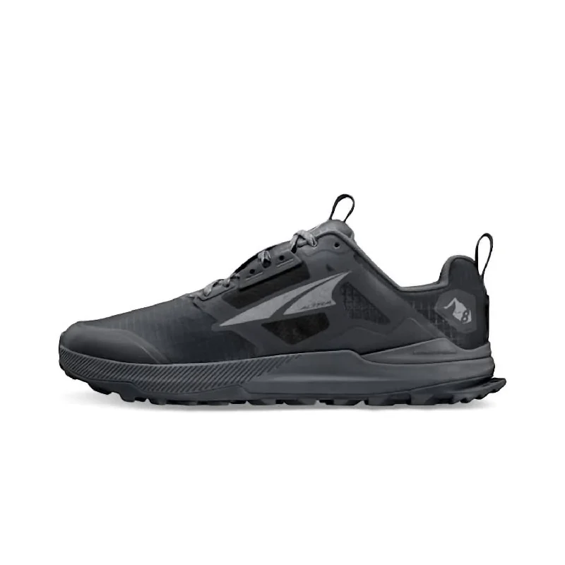 Men's Lone Peak 8 Sneakers In Black Gray